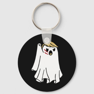 Halloween Ghost Trump Fist Pumped Kämpfe Amerika h Schlüsselanhänger