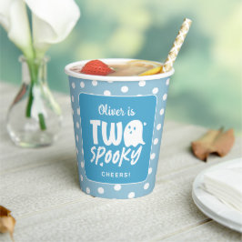 Halloween Ghost Two Spooky Junge 2. Geburtstag Pappbecher