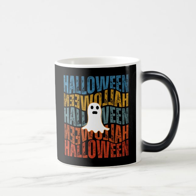 HALLOWEEN GHOST TYPOGRAPHY FUNNY GHOST VERWANDLUNGSTASSE (Rechts)