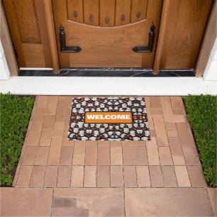 Halloween Ghost und Pumpkin Doormat Fußmatte