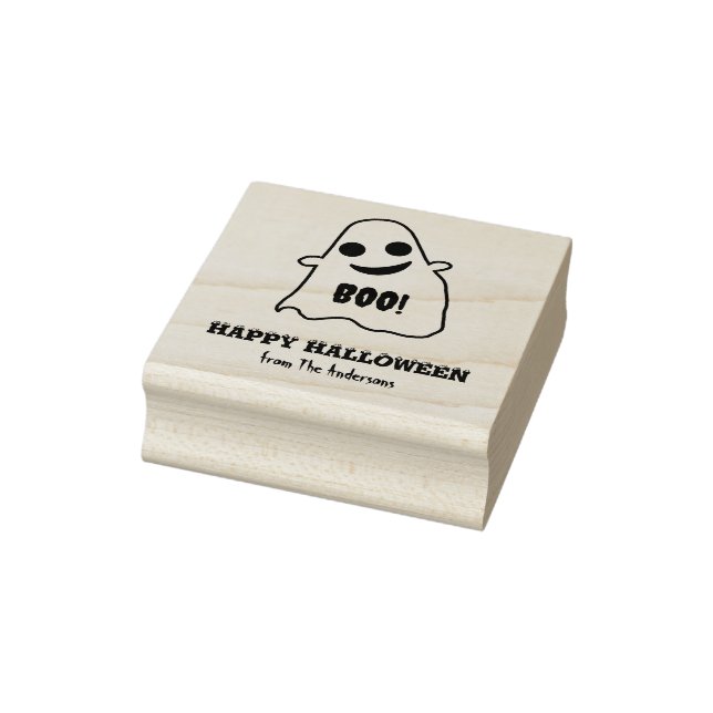 Halloween Ghost Wood Art Briefmarke Gummistempel (Stempel)