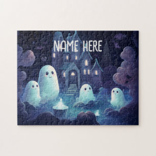 Halloween Ghosts Personalisiert Puzzle