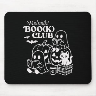 Halloween Ghosts Reading Book Mousepad