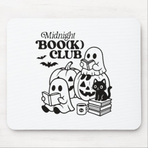 Halloween Ghosts Reading Book Mousepad