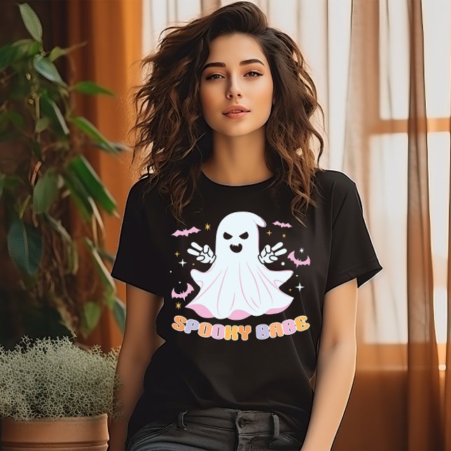 HALLOWEEN GHOSTS 👻 SPOOKY BABE T-Shirt (Von Creator hochgeladen)