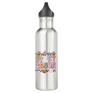 Halloween Ghosts Spooky-Jahreszeit Edelstahlflasche