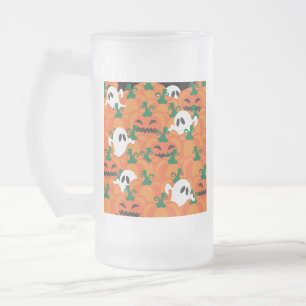 Halloween Ghosts Spuk Pumpkin Mattglas Bierglas