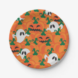 Halloween Ghosts Spuk Pumpkin Pappteller