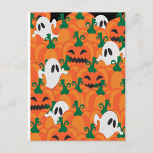 Halloween Ghosts Spuk Pumpkin Postkarte