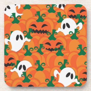 Halloween Ghosts Spuk Pumpkin Untersetzer