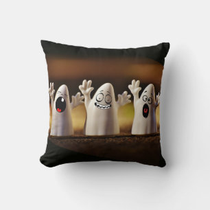 Halloween Ghosts Throw Kissen