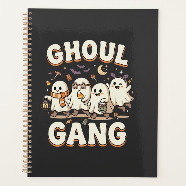 Halloween-Ghoul-Gang Planer (Vorderseite)