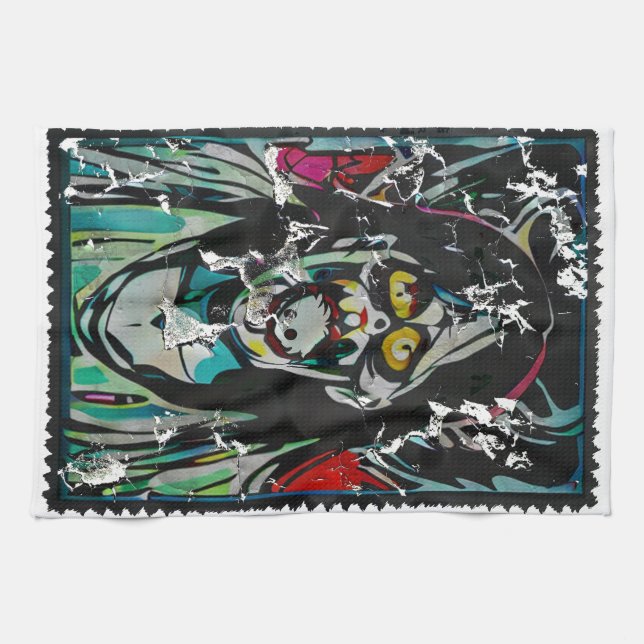 Halloween Ghoul Geschirrtuch (Horizontal)