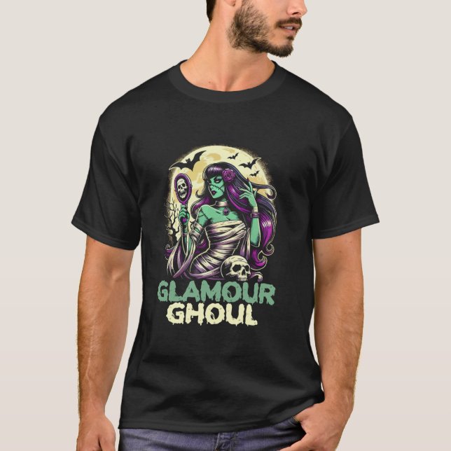 Halloween Ghoul Lover Spooky Ghost Beängstigend Tr T-Shirt (Vorderseite)