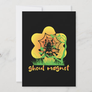 Halloween Ghoul Magnet Geburtstag Einladung