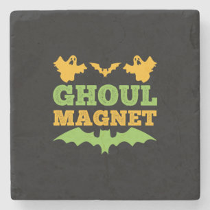 Halloween Ghoul Magnet Geburtstag Steinuntersetzer