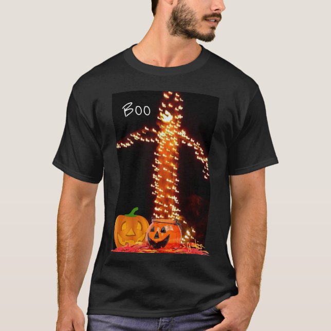 Halloween Ghoul mit Pumpkins Party T - Shirt (Vorderseite)