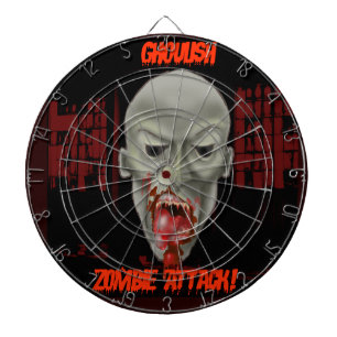 Halloween Ghoulish Zombie Attack Dartscheibe