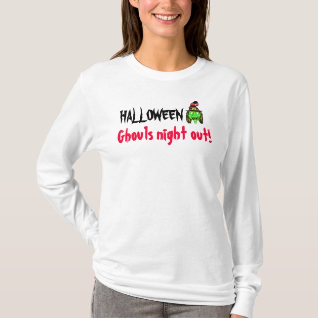 HALLOWEEN,GHOULS NACHT AUS DEM Shirt (Vorderseite)