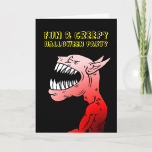 Halloween Ghouls Party Einladung