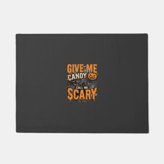 Halloween Gib Mir Süßigkeiten Gruselkatze Fußmatte