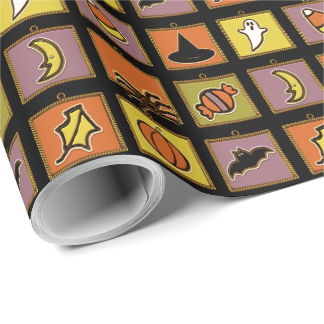 Halloween Gift and Party Decor Geschenkpapier (Rolleneckpunkt)