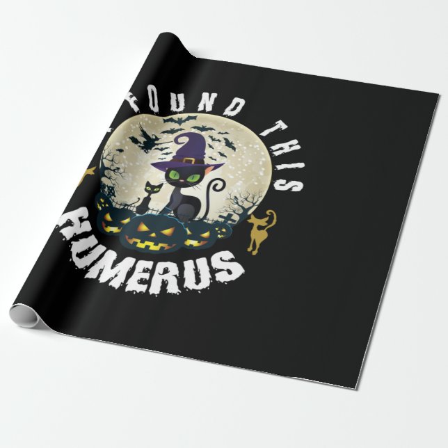 Halloween Gift | I Found This Humerus Birthday Geschenkpapier (Ungerollt)