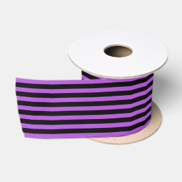 Halloween Gift Lila Stribbon Satinband
