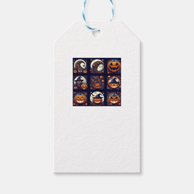 Halloween-Gift-Tags Geschenkanhänger (Vorderseite)