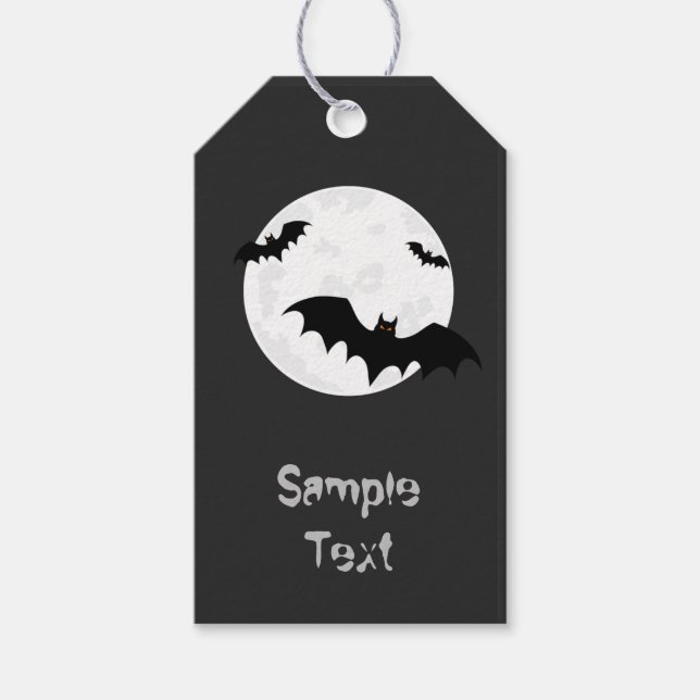Halloween-Gift-Tags Geschenkanhänger (Vorderseite)