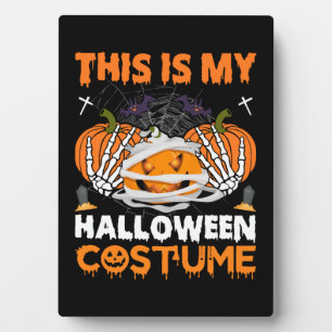 Halloween Gift This Is My Halloween Anzug Fotoplatte