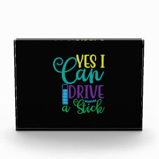 Halloween Gift Yes I Can Drive A Stick Fotoblock