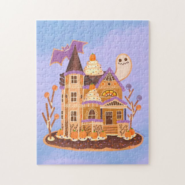 Halloween Gingerbread House Jigsaw Puzzle (Vertikal)