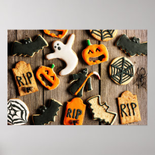 Halloween Gingerbrot Cookies Poster