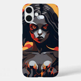 Halloween Girl Art Magisches Spooky-Geschenk iPhone 16 Plus Hülle