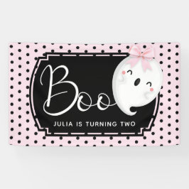 Halloween Girl Boo Banner
