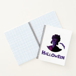 Halloween-Girl-Design Notizbuch