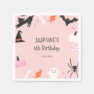 Halloween Girls Geburtstag Napkins Serviette