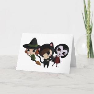 Halloween Girls Karte