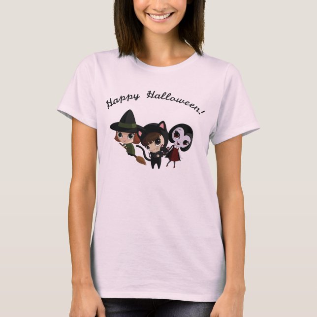 Halloween Girls T-Shirt (Vorderseite)