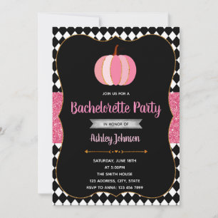 Halloween-Glamour-Junggesellinnen-Abschiedsparty-E Einladung