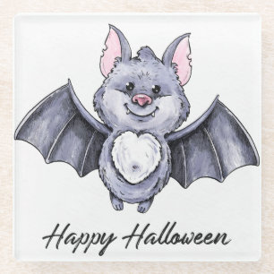 Halloween Glass Untersetzer