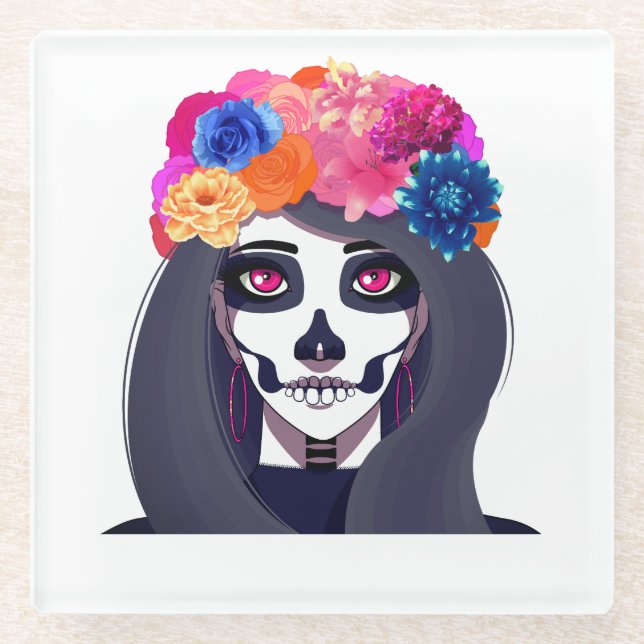 Halloween  glasuntersetzer (Vorderseite)