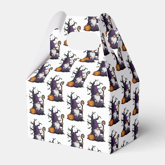 Halloween-Gnom-Gunstbox Geschenkschachtel (Vorderseite)