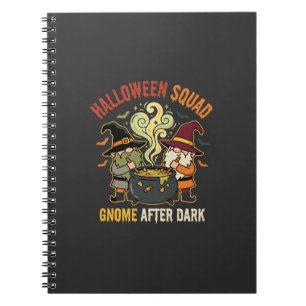 Halloween-Gnom-Mitternachtsstreich Notizblock