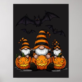 Halloween-Gnom-Plakat Poster