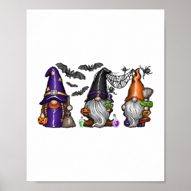 Halloween-Gnom   Poster (Vorne)