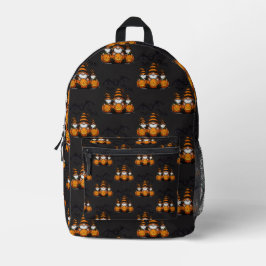 Halloween-Gnom-Rucksack Bedruckter Rucksack