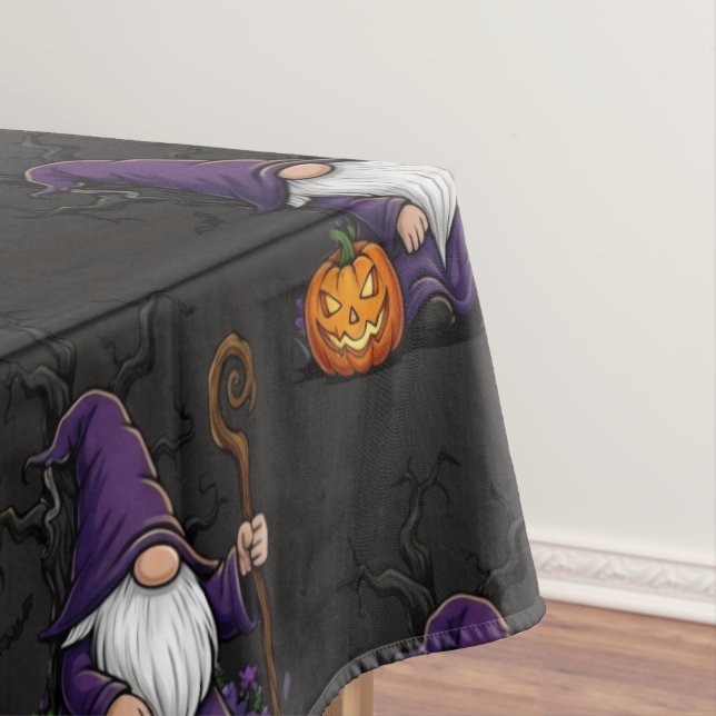 Halloween-Gnom-Tischdecke Tischdecke (Beispiel)