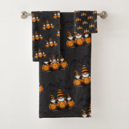 Halloween-Gnom-Tuch-Set Badhandtuch Set